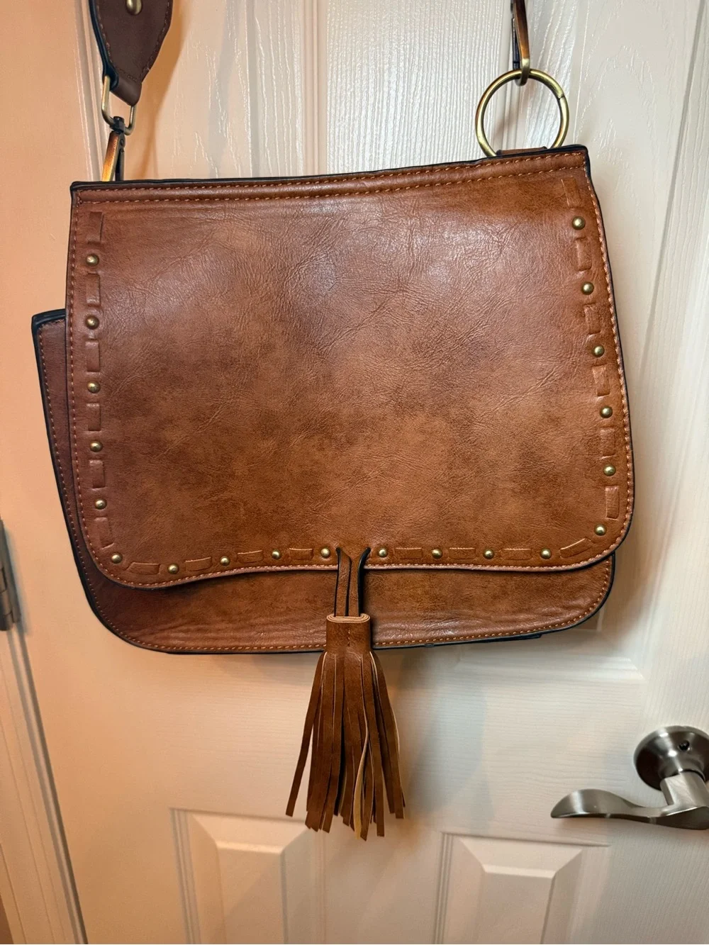 NWOT Jen & Co Bailey Crossbody Bag with Guitar Strap
